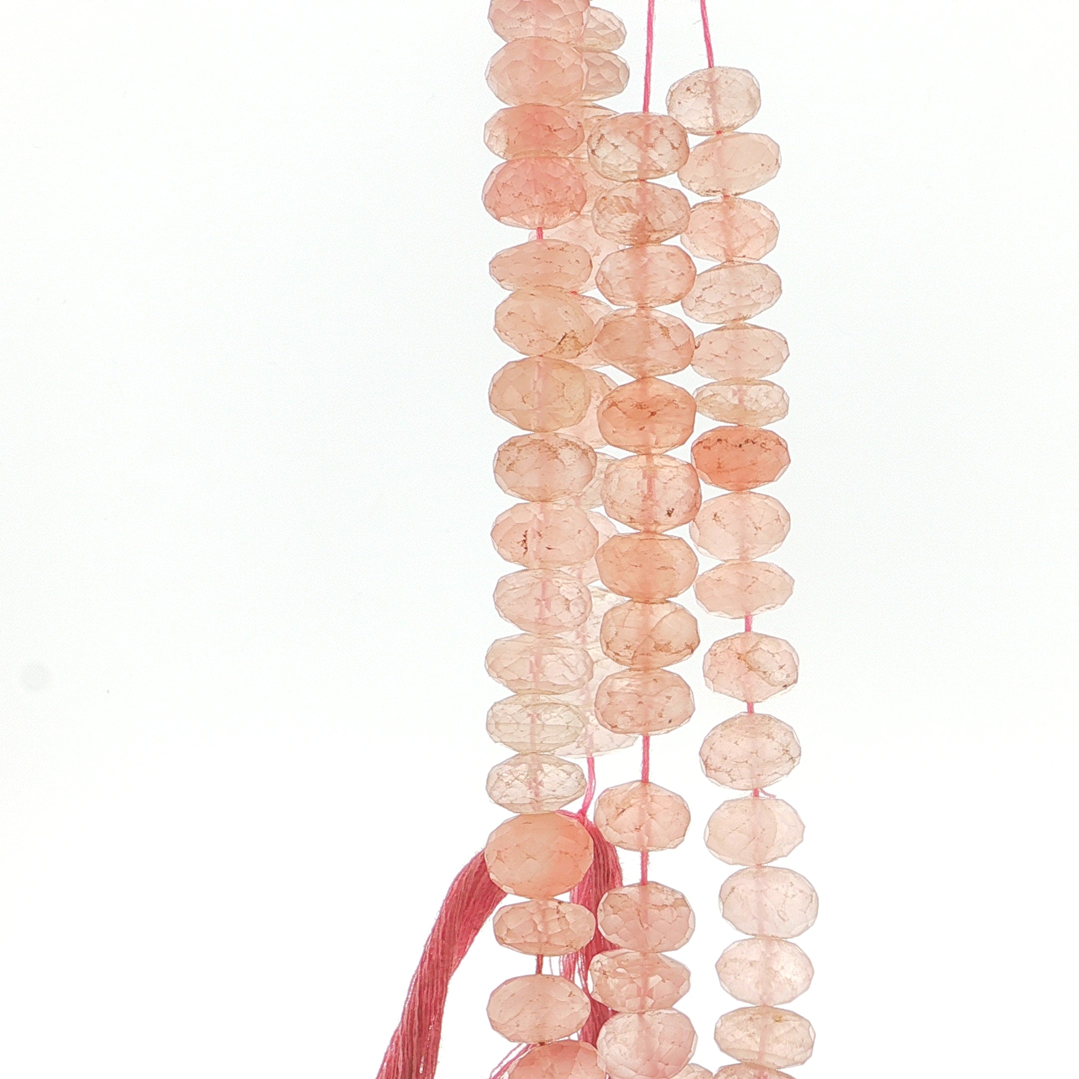 Faceted Rose Quartz Beads