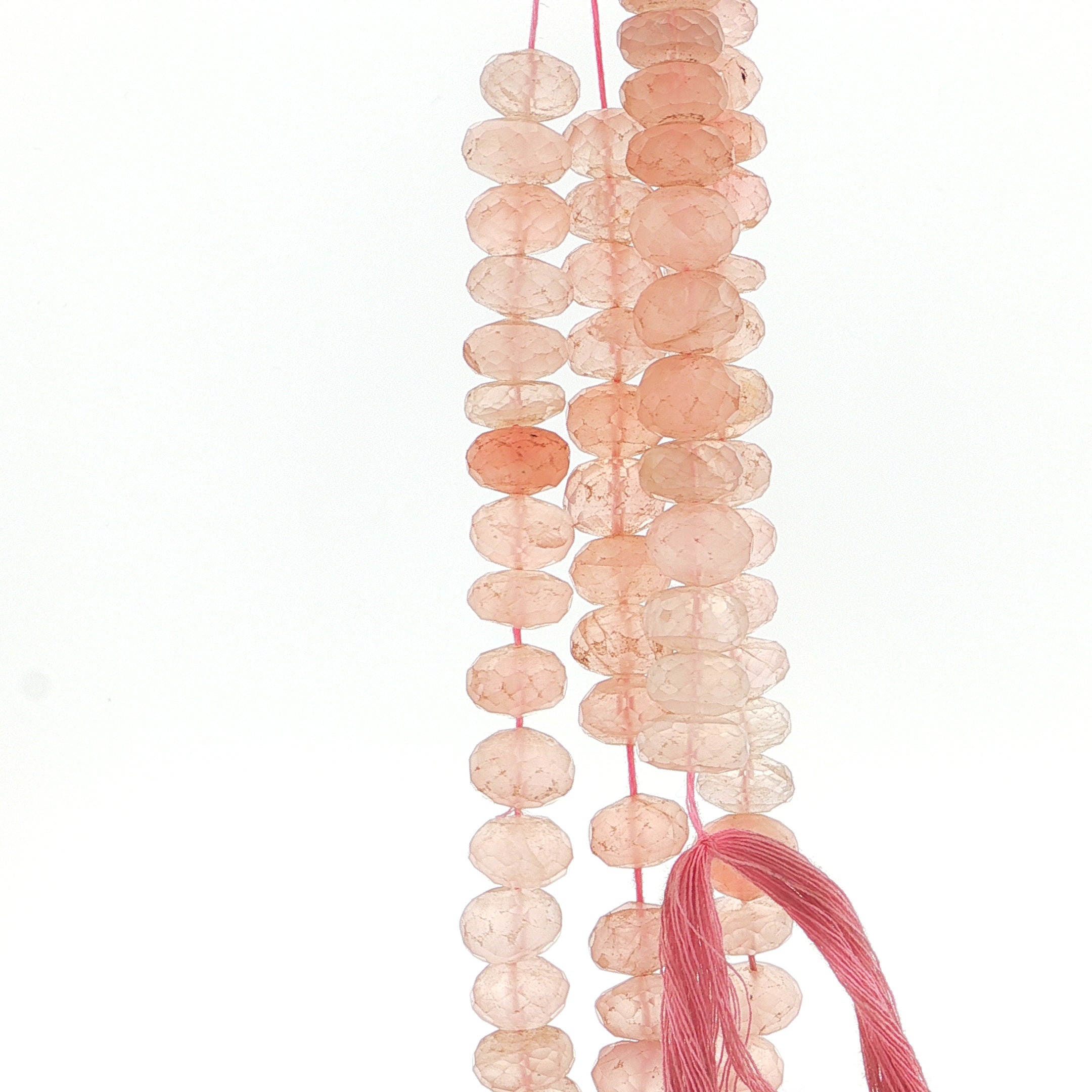 Faceted Rose Quartz Beads