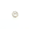 Silver Rough Herkimer Diamond Solitaire Ring