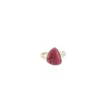 Tourmaline Solitaire Ring in Silver