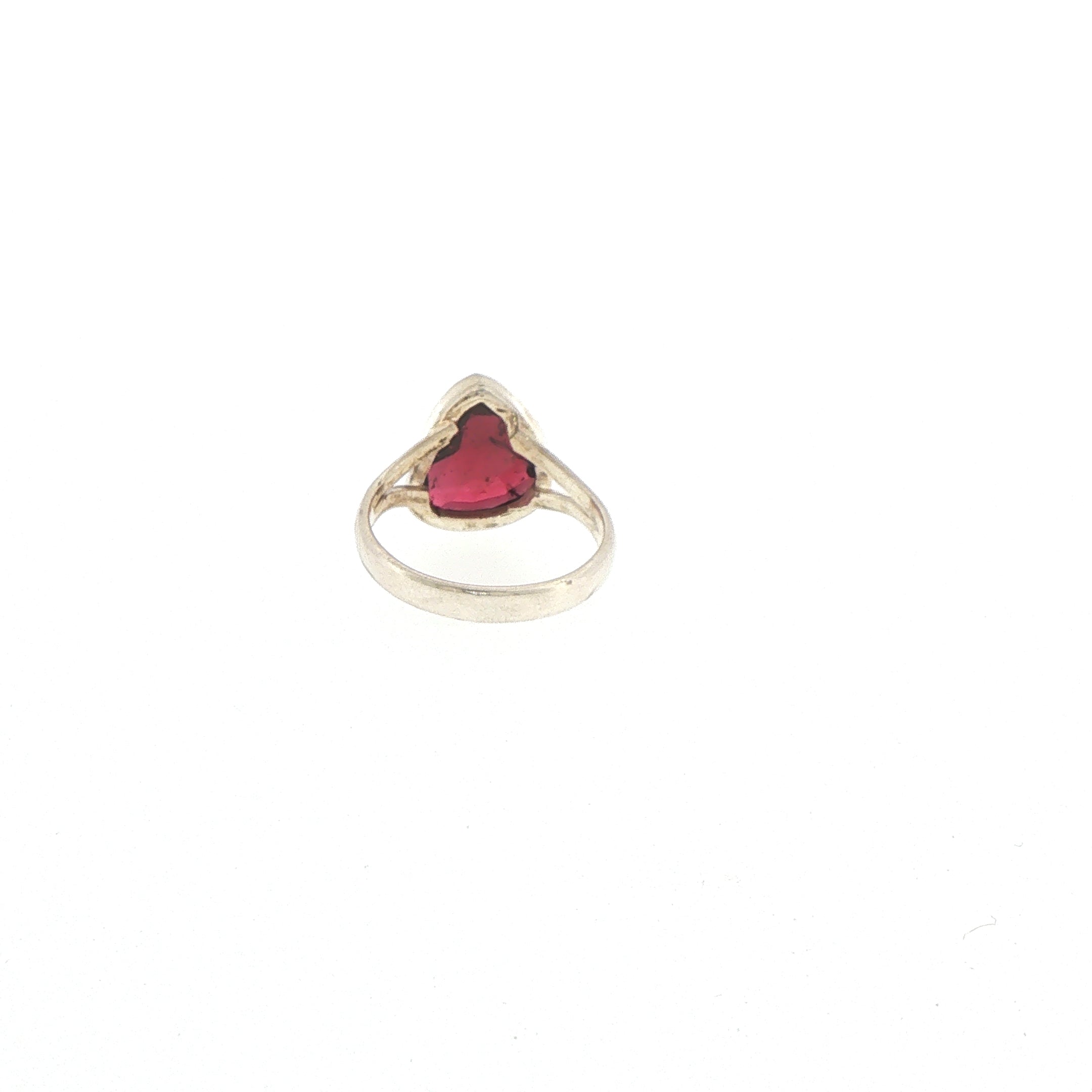 Tourmaline Solitaire Ring in Silver